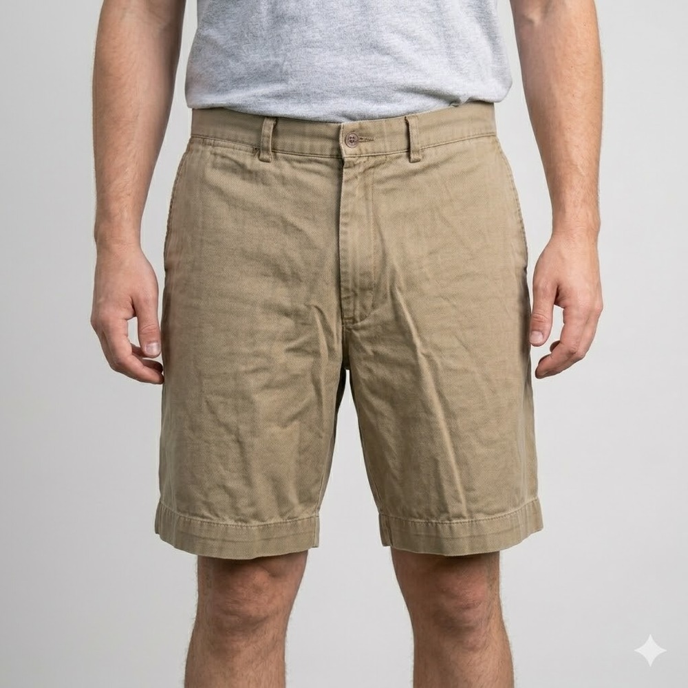 Polo Ralph Lauren Prospect Shorts 100% Cotton Chino Khaki Tan 36